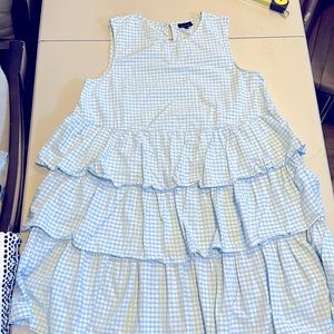 Who what wear flare dress size M blue